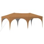 Vidaxl tente de f�te pop - up beige 575 x 288 x 245 cm tissu oxford