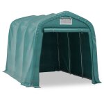 Vidaxl tente de garage pvc 2, 4x3, 6 m vert