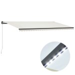 Vidaxl tente pliable de rception avec 3 parois 3 x 4, 5 m blanc