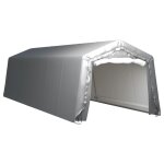 Vidaxl tente de rangement 300x900 cm acier gris