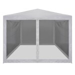 Vidaxl tente de r�ception avec 4 parois en maille 4 x 3 m