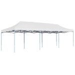 Vidaxl tente de rception pliable 3x9 m blanc