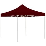 Vidaxl tente de réception pliable aluminium 3 x 3 m bordeaux Vidaxl tente de réception pliable aluminium 3 x 3 m bordeaux