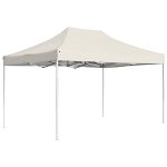 Vidaxl tente de réception pliable aluminium 4, 5x3 m crème Vidaxl tente de réception pliable aluminium 4, 5x3 m crème