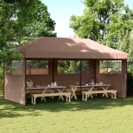 Vidaxl tente de réception pliable escamotable avec 3 parois latérales Vidaxl tente de réception pliable escamotable avec 3 parois latérales