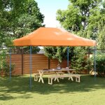 Vidaxl tente de r�ception pliable escamotable orange 410x279x315 cm