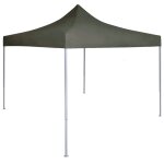 Vidaxl tente r�ception pliable professionnelle 2x2 m acier anthracite