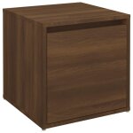 Vidaxl tiroir boîte chêne marron 40, 5x40x40 cm bois d'ingénierie Vidaxl tiroir boîte chêne marron 40, 5x40x40 cm bois d'ingénierie