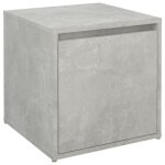 Vidaxl tiroir boîte gris béton 40, 5x40x40 cm bois d'ingénierie Vidaxl tiroir boîte gris béton 40, 5x40x40 cm bois d'ingénierie