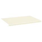 Vidaxl tissu de remplacement pour auvent crme 5x3, 5 m