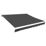 Vidaxl toile d'auvent anthracite 400x300 cm