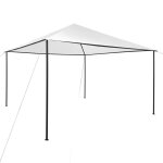 Vidaxl tonnelle 4x4x3 m blanc 180 g / m