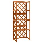 Vidaxl treillis avec etagres 55x30x140 cm bois de sapin massif