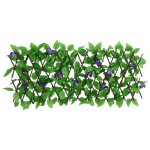 Vidaxl treillis de lierre artificiel extensible vert 180x20 cm