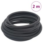 Vidaxl tuyau d'air hybride noir 2 m caoutchouc et pvc