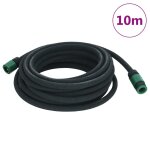 Vidaxl tuyau d'arrosage de jardin noir 0, 6  10 m caoutchouc