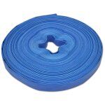 Vidaxl tuyau plat 100 m 1  pvc
