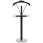 Vidaxl valet de chambre 45 x 35 x 107 cm noir et gris
