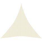 Vidaxl voile d'ombrage 160 g / m crème 5x6x6 m pehd Vidaxl voile d'ombrage 160 g / m crème 5x6x6 m pehd
