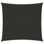 Vidaxl voile de parasol tissu oxford carr 2, 5x2, 5 m anthracite