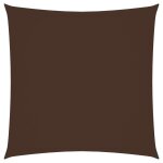 Vidaxl voile de parasol tissu oxford carré 3x3 m marron Vidaxl voile de parasol tissu oxford carré 3x3 m marron