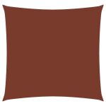 Vidaxl voile de parasol tissu oxford carré 3x3 m terre cuite Vidaxl voile de parasol tissu oxford carré 3x3 m terre cuite