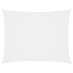 Vidaxl voile de parasol tissu oxford rectangulaire 2, 5x3, 5 m blanc