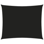 Vidaxl voile de parasol tissu oxford rectangulaire 2, 5x3, 5 m noir