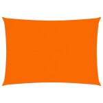 Vidaxl voile de parasol tissu oxford rectangulaire 2, 5x4 m orange