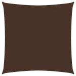 Vidaxl voile de parasol tissu oxford rectangulaire 2x2, 5 m marron