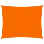 Vidaxl voile de parasol tissu oxford rectangulaire 2x2, 5 m orange
