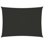 Vidaxl voile de parasol tissu oxford rectangulaire 2x3, 5 m anthracite