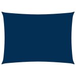 Vidaxl voile de parasol tissu oxford rectangulaire 3, 5x5 m bleu