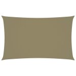 Vidaxl voile de parasol tissu oxford rectangulaire 3x6 m beige Vidaxl voile de parasol tissu oxford rectangulaire 3x6 m beige