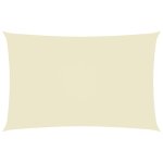 Vidaxl voile de parasol tissu oxford rectangulaire 3x6 m crme