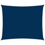 Vidaxl voile de parasol tissu oxford rectangulaire 4x5 m bleu Vidaxl voile de parasol tissu oxford rectangulaire 4x5 m bleu