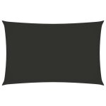 Vidaxl voile de parasol tissu oxford rectangulaire 4x7 m anthracite