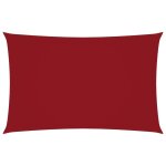 Vidaxl voile de parasol tissu oxford rectangulaire 4x7 m rouge Vidaxl voile de parasol tissu oxford rectangulaire 4x7 m rouge