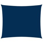 Vidaxl voile de parasol tissu oxford rectangulaire 6x7 m bleu