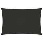 Vidaxl voile de parasol tissu oxford rectangulaire 6x8 m anthracite Vidaxl voile de parasol tissu oxford rectangulaire 6x8 m anthracite