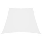 Vidaxl voile de parasol tissu oxford trapze 2 / 4x3 m blanc