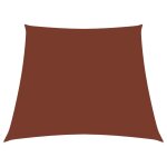 Vidaxl voile de parasol tissu oxford trap�ze 2 / 4x3 m terre cuite