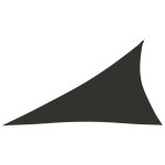 Vidaxl voile de parasol tissu oxford triangulaire 3x4x5 m anthracite