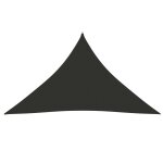 Vidaxl voile de parasol tissu oxford triangulaire 4x4x5, 8 m anthracite