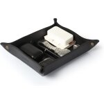 - vide poche en cuir véritable - boîte de rangement pratique pour portefeuilles, montres, clés, pièces ... - vide poche en cuir véritable - boîte de rangement pratique pour portefeuilles, montres, clés, pièces ...