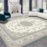 Vikmemorial - tapis de salon de style persan, nordique, vintage, vent, sable, polymres de table basse, ...