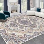Vikmemorial - tapis de salon de style persan, nordique, vintage, vent, sable, polymres de table basse, ...