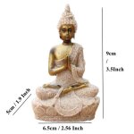Vilead - statue de bouddha de thaïlande, sculpture hindou fengshui, figurine de méditation miniature, ... Vilead - statue de bouddha de thaïlande, sculpture hindou fengshui, figurine de méditation miniature, ...