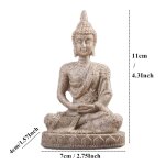 Vilead - statue de bouddha de thalande, sculpture hindou fengshui, figurine de mditation miniature, ...