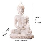 Vilead - statue de bouddha de thaïlande, sculpture hindou fengshui, figurine de méditation miniature, ... Vilead - statue de bouddha de thaïlande, sculpture hindou fengshui, figurine de méditation miniature, ...